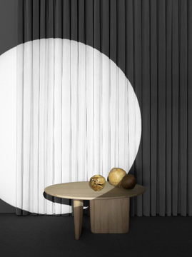 TOBI-ISHI - Round wooden table by B&B Italia - view 3